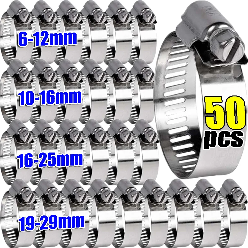 10-50pcs Hose Clips Pipe Clamp - Drain Pipe Clip review and price