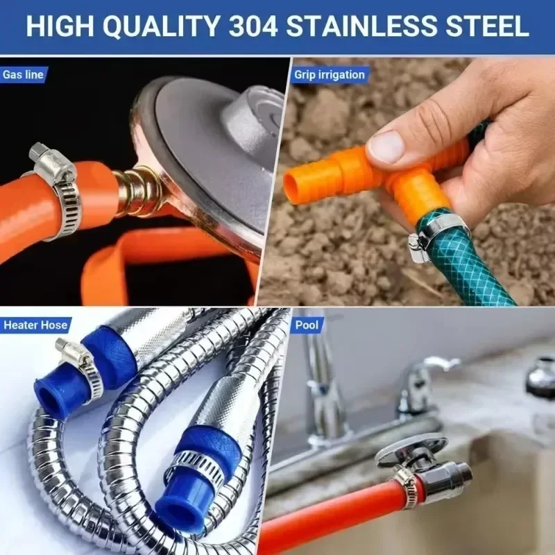 10-50pcs Hose Clips Pipe Clamp - Drain Pipe Clip review and price