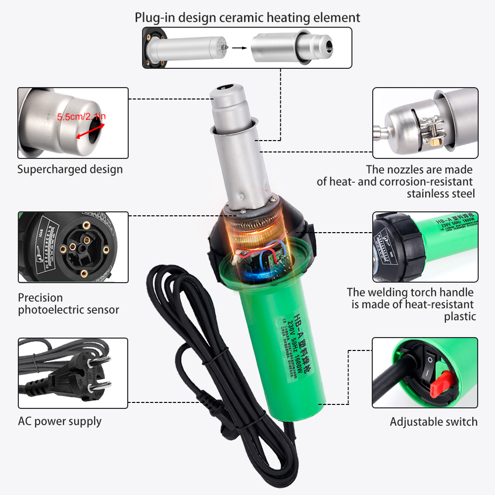 220V 1600W Plastic Welding Gun - Pipe Freeze Spray review and price
