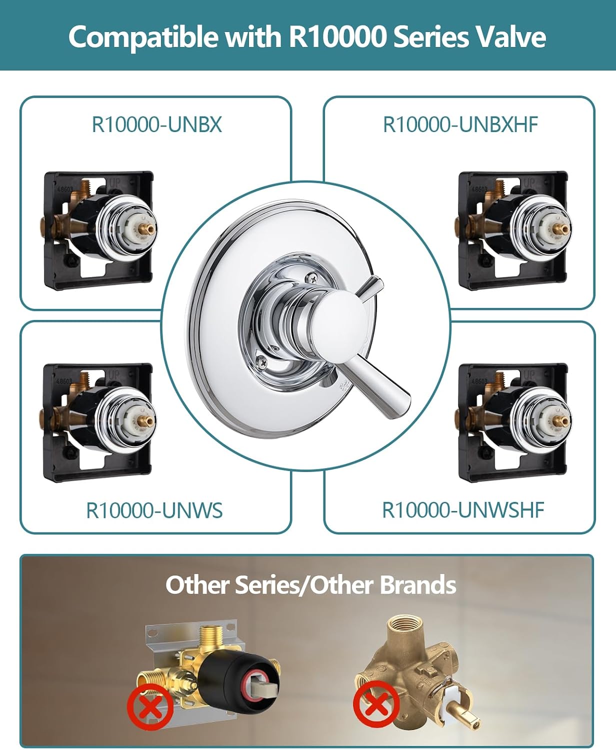 Chrome Shower Trim Kit Compati - Shower Valve Cartridge review and price