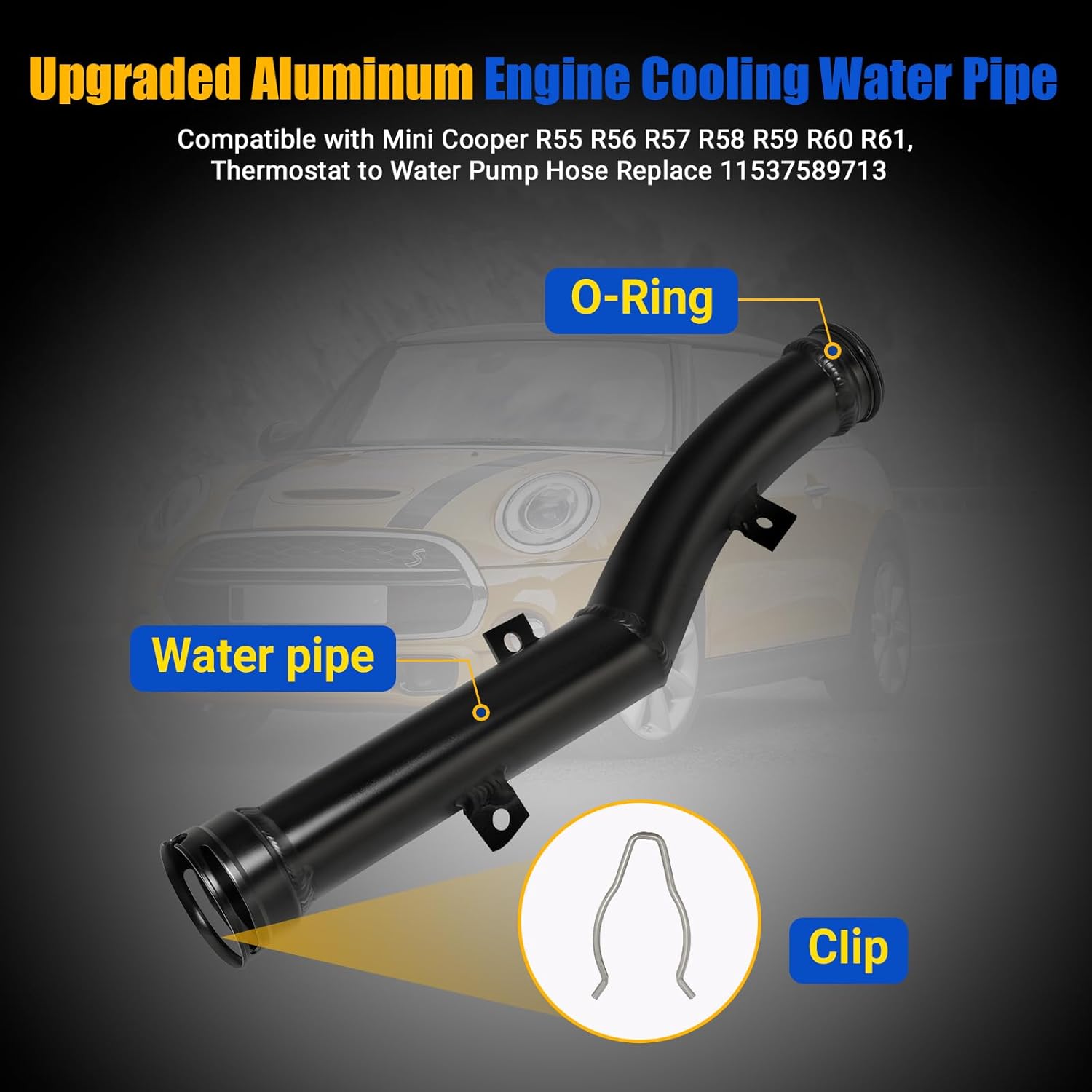 Car Engine Coolant Water Pump  - Plastic Pipe Clip review and price