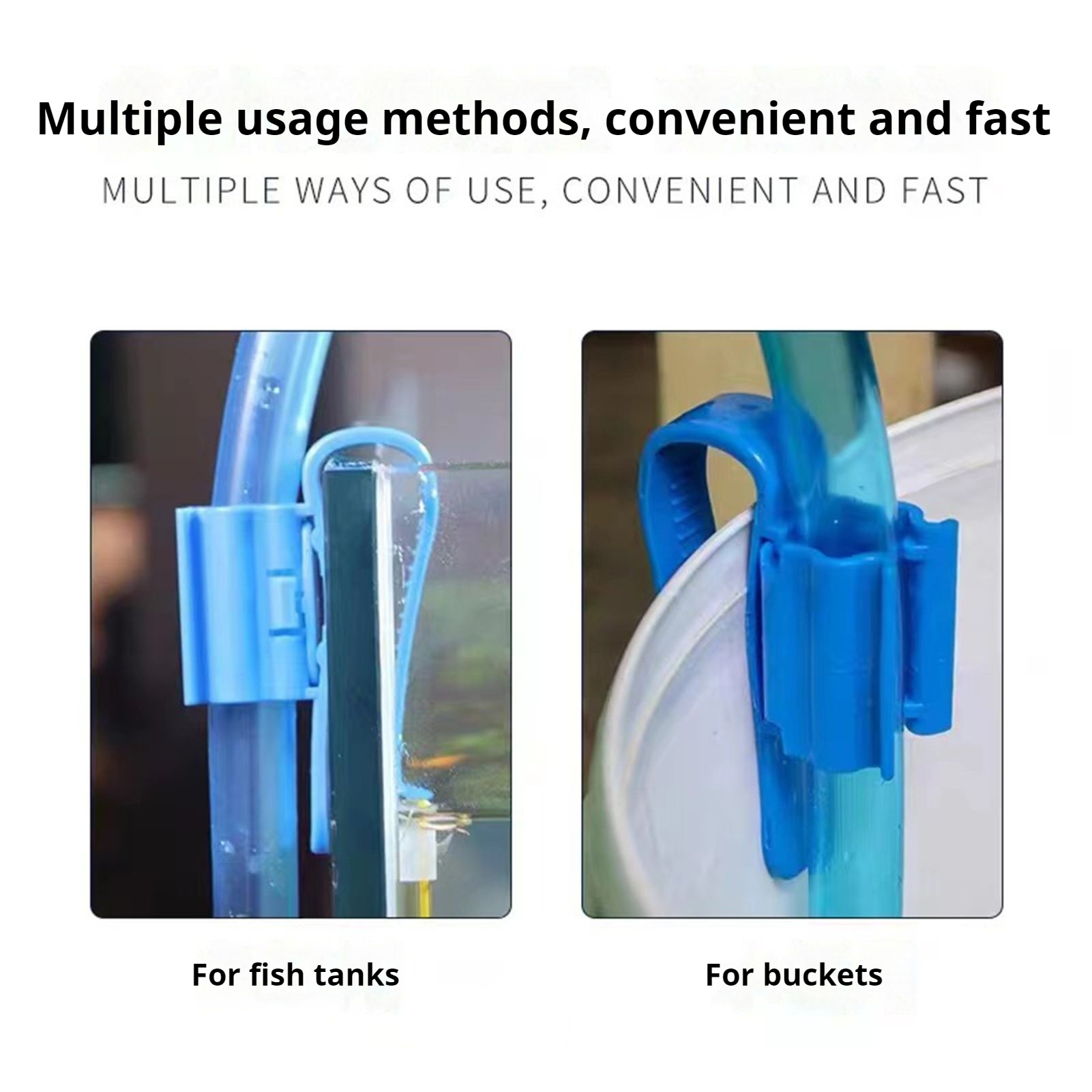 Aquarium Tube Holder Clip Fish - Plastic Pipe Clip review and price
