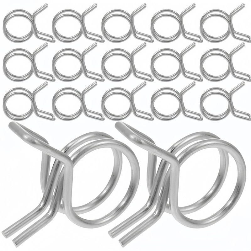 31Pcs 6mm Double Wire Clips, S - Drain Pipe Clip review and price