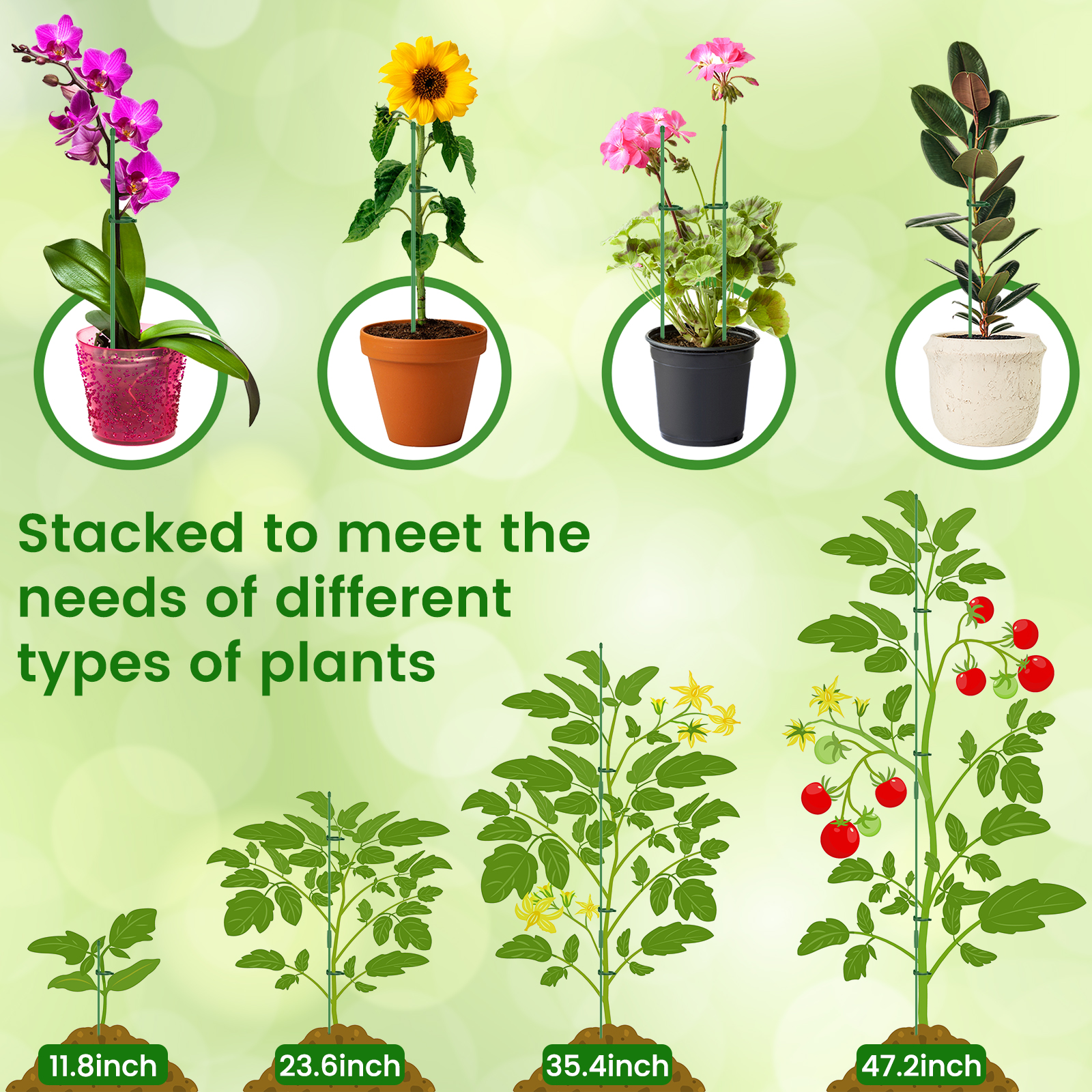 5/30Pcs Adjustable Plant Suppo - Plastic Pipe Clip review and price