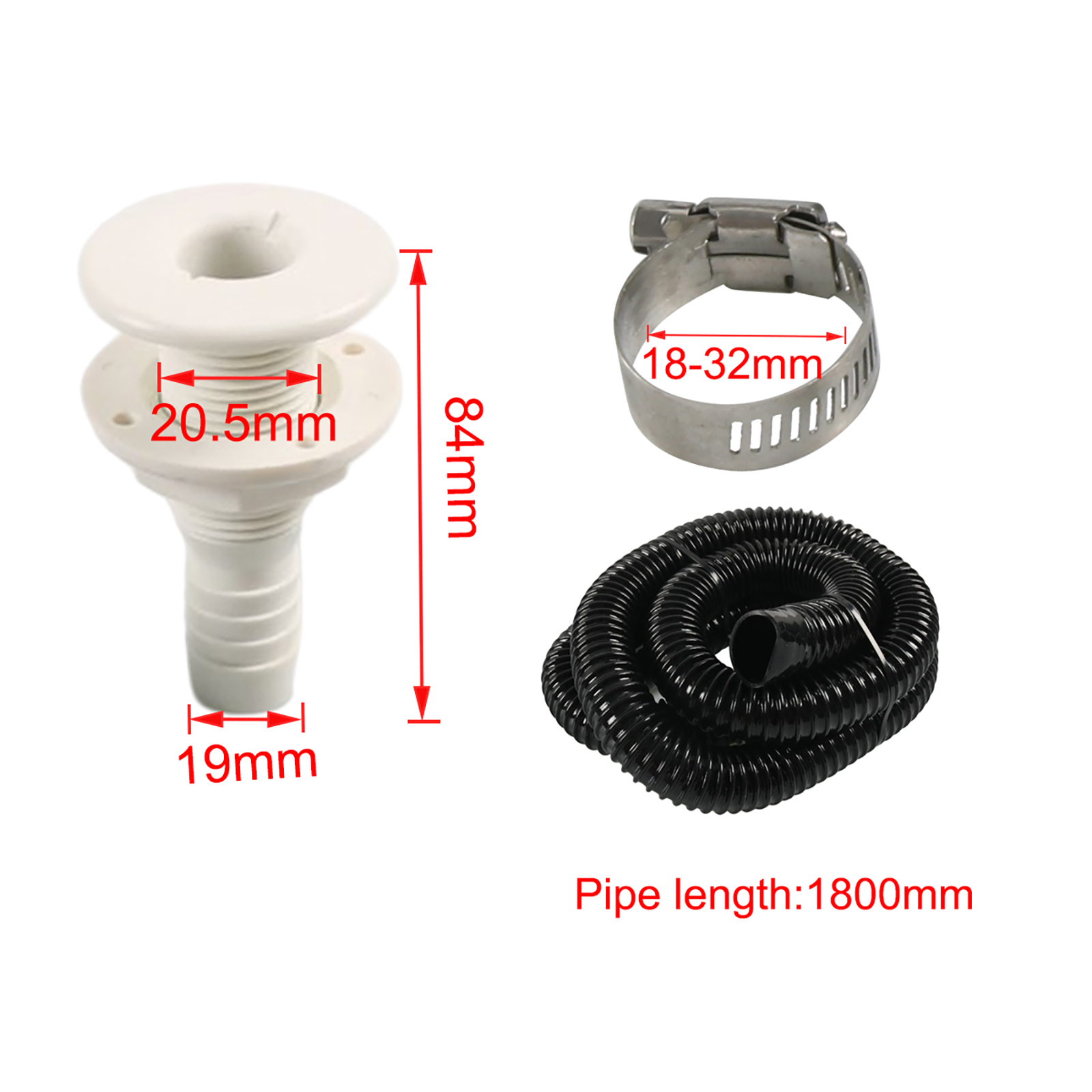 3/4 inch Hose Bilge Pump Insta - Drain Pipe Clip review and price